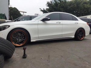 奔馳 完工，換定制鍛造！