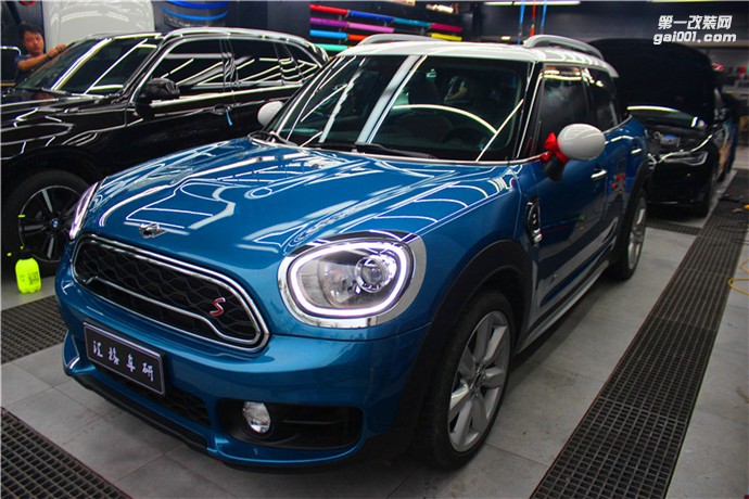 長(zhǎng)沙汽車裝飾 寶馬mini貼威固太陽(yáng)膜 正品威固膜