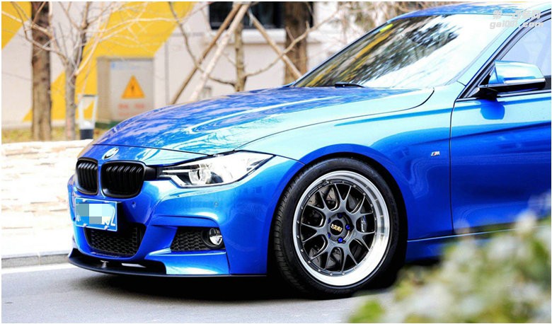海亞：寶馬3系升級(jí)日本BBS LM-R 19寸 DB色 兩片鍛造輪轂  alcon RC6 6活塞剎車套件