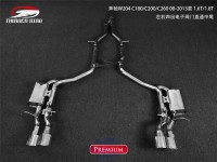 奔馳W204-C180 C200 C260 Thunder bird雷鳥 改裝排氣管 閥門排氣