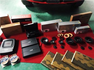 武漢福特猛禽3分頻音響改裝方案 A柱倒模工藝展示