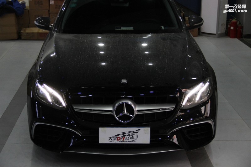 大宇車迷站 奔馳E W213改裝升級E63 AMG前杠包圍