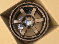 全新BR色，鍛造RAYS TE37 LARGE PM   18寸  9J  ET0  6x139.7  現(xiàn)貨！