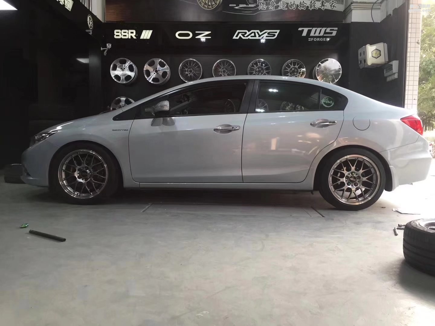 本田，換 BBS RS-GT 完工！