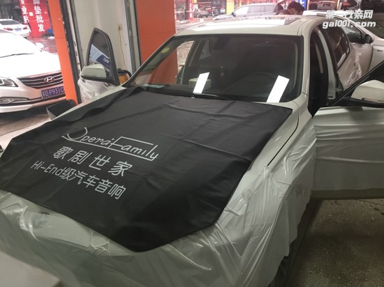 常州至上音樂汽車音響寶馬320汽車音響升級歌劇世家VS