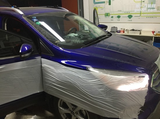 常州汽車音響福特翼虎汽車音響改裝升級正弦波