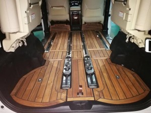 豐田阿（埃）爾法升級(jí)進(jìn)口游艇木地板，真正的高端品質(zhì)