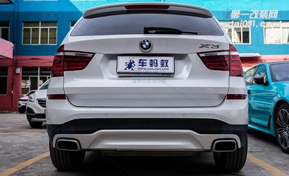 寶馬X3改裝升級(jí)方口排氣，商務(wù)運(yùn)動(dòng)！