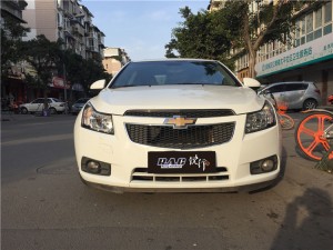 成都銳行科魯茲改裝AP9040剎車18寸四葉草款輪轂
