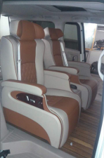 日產(chǎn)貴士改裝內(nèi)飾航空座椅，孔易改裝車(chē)精心打造商務(wù)內(nèi)飾