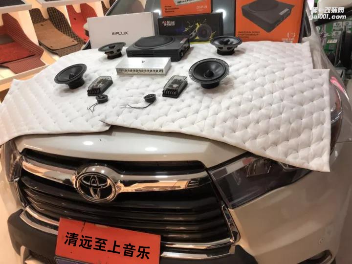 新款豐田漢蘭達音響改裝喇叭、低音、DSP，一氣呵成就是這么簡單！【清遠至上音樂】