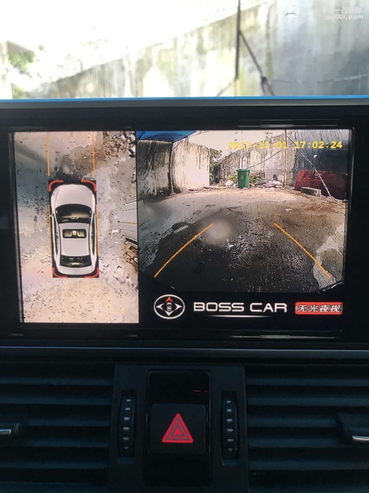 【西安億之星】17款?yuàn)W迪A4L改裝360度全景倒車輔助系統(tǒng)