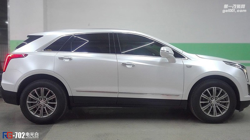 凱迪拉克XT5汽車改色貼膜  英國RG瑞集改色膜