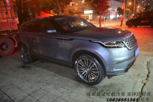 成都極速鄧鄧 路虎星脈改裝21寸定制鍛造輪轂裝車案例
