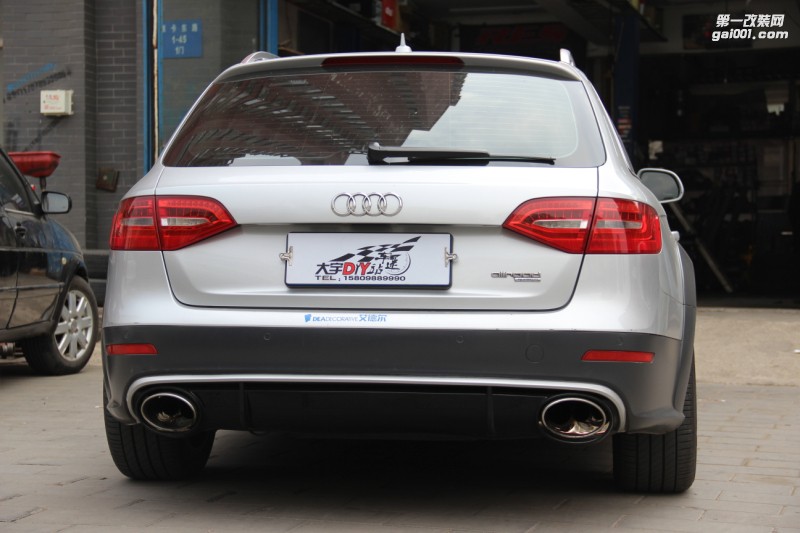 大宇車迷站 奧迪A4 ALLROAD完美改裝RS4后唇（東北首例）+后輪加大盤