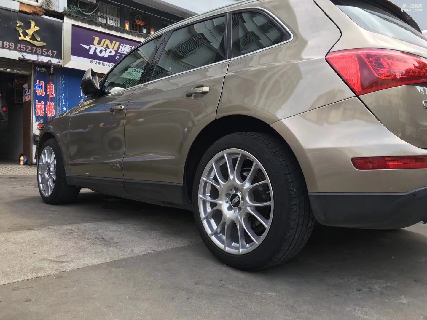 奧迪，換 BBS CK 20寸 完工！