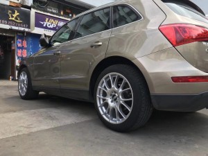 奧迪，換 BBS CK 20寸 完工！