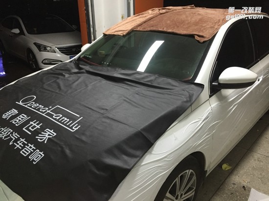 常州專業(yè)汽車音響改裝標(biāo)致408汽車音響升級改裝丹拿