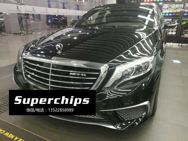 又一臺2014年奔馳S63 AMG直刷ECU升級動力，國際改裝品牌Superchips調校程序