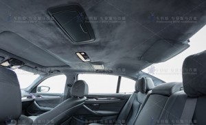 寶馬5系改裝麂皮絨頂棚，錦上添花，傳承經(jīng)典