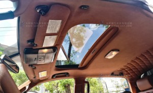 震驚！豐田坦途居然這樣改頂棚，還是麂皮絨的！