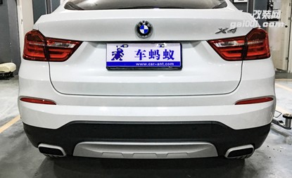 寶馬X4改裝升級方口排氣，商務(wù)大氣