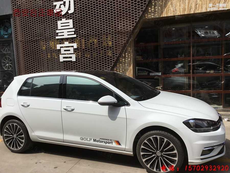 大眾高爾夫切黑頂+電動(dòng)座椅