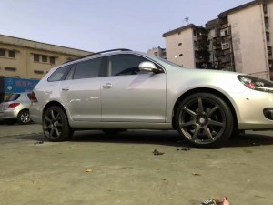 大眾，換 19寸 WORK 完工！