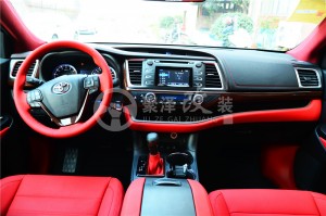 漢蘭達內(nèi)飾改裝--中國紅的美