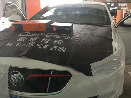 常州汽車音響改裝別克君威汽車音響改裝升級歌劇世家