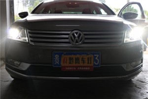 12款高配邁騰車燈改裝 貴陽邁騰車燈改裝海拉五雙光透鏡 黔鷹車燈改裝