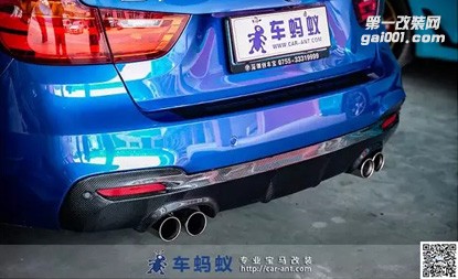 我們不一樣，寶馬3系3GT改裝四出排氣+碳纖維前、后唇