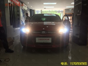 福特福睿斯氙氣大燈改裝-西安合正