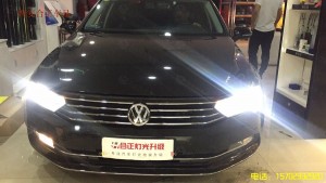 大眾邁騰燈光改裝升級(jí)氙氣燈-西安合正
