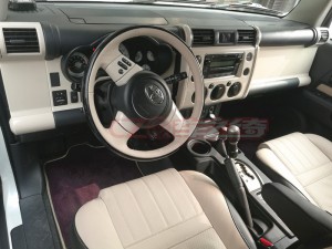 FJ酷路澤內(nèi)飾改裝改色 成都豐田內(nèi)飾改裝廠 真皮座椅改裝 車之綺