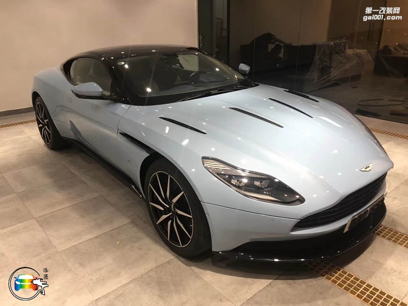 阿斯頓馬丁DB11零色差鈑金修復噴漆-漆匠出品