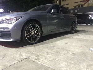 英菲尼迪，換 RAYS TRINITI 19寸 完工！