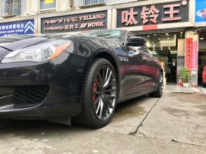 瑪莎，換 私人定制鍛造 20寸 完工！