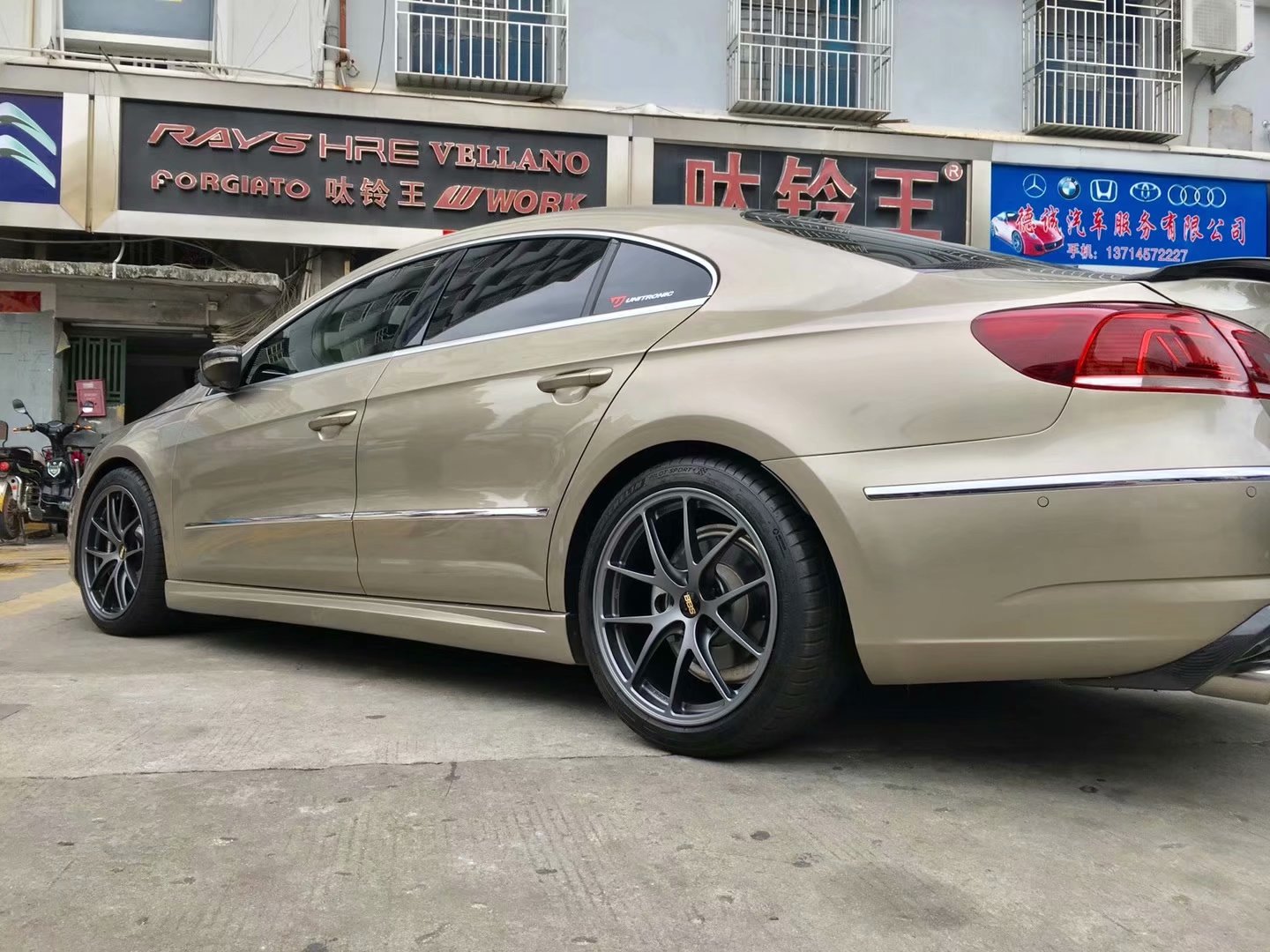 大眾，換 全新 BBS RIA 18寸 完工！
