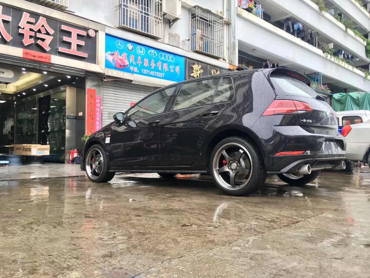 大眾，換 橫濱GT 18寸 完工！