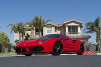 法拉利488改裝LB PERFORMANCE寬體輪眉套件 Ferrari碳纖前唇尾翼