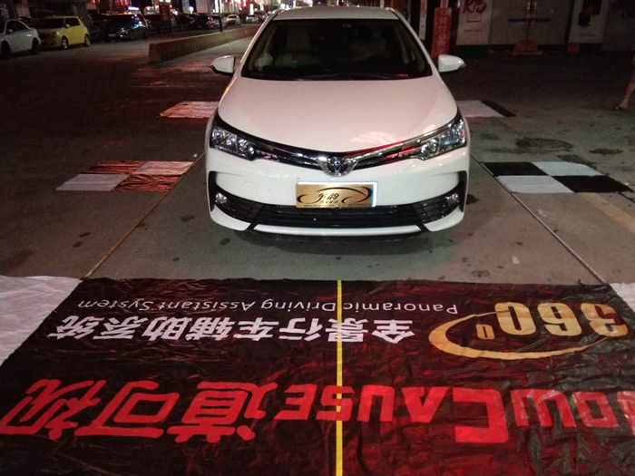 汕頭澄海豐田卡羅拉加裝道可視360度記錄儀高清帶倒車軌跡汕頭道可視定點安裝