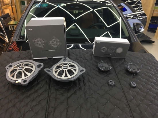 常州汽車(chē)音響丹拿M17奔馳E300L專用定制汽車(chē)音響改裝升級(jí)