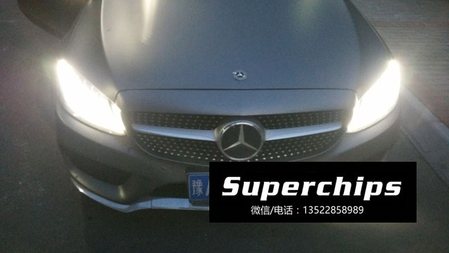 2017年奔馳C200L 2.0T 9AT刷ECU動力升級 國際改裝品牌Superchips強力調(diào)校