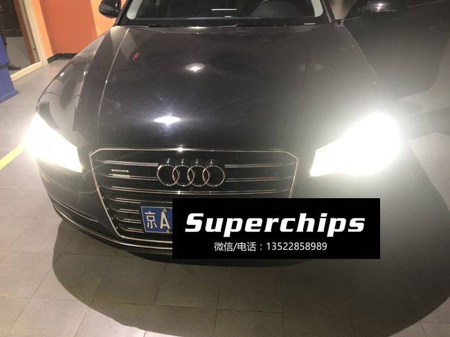 2014年奧迪A8 45TFSI直刷ECU動力升級，國際改裝品牌Superchips調(diào)校程序