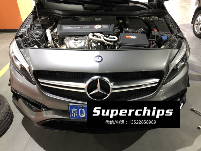 2016年奔馳A45 AMG直刷ECU升級動力，國際改裝品牌Superchips調(diào)校程序