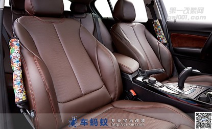 寶馬1系改摩卡色真皮內(nèi)飾，低調(diào)而華麗的高品質(zhì)享受