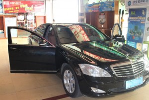 海口源聚改裝，豪車換新顏，奔馳S350內(nèi)飾改裝效果！