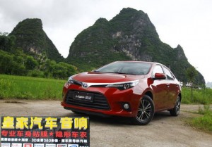 豐田雷凌汽車音響改裝全車大能隔音——郴州市皇家音響