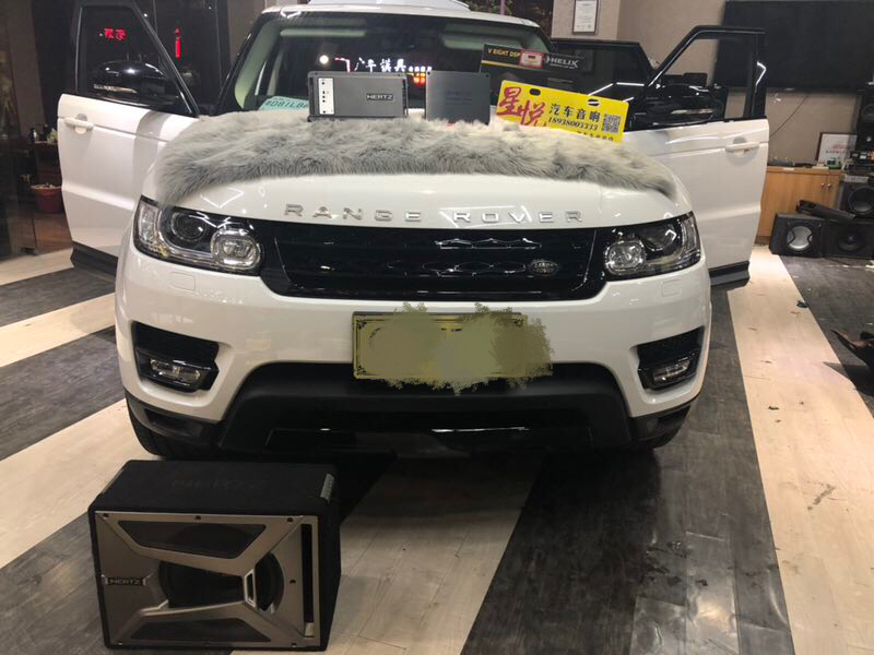 汕頭星悅汽車音響改裝路虎攬勝英國之寶汽車音響改裝德國HELIX喜力仕V EIGHT DSP為你開啟全新音享世界
